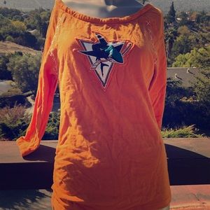 San Jose Sharks 3/4 Sleeve Top